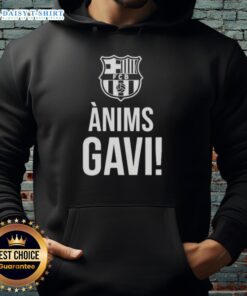 Hot Barcelona Anims Gavi Support 2025 Hoodie showcasing vibrant design and football fan style.