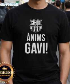 Hot Barcelona Anims Gavi Support 2025 T-Shirt featuring vibrant graphics and a bold design for passionate fans.
