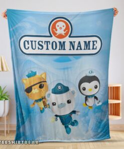 Hot BBC The Octonauts Velveteen Cute Blanket Fleece Customized Blanket