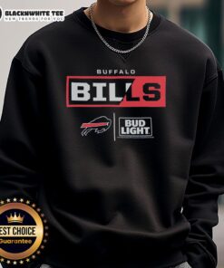 Hot Bud Light Buffalo Bills team sweatshirt featuring vibrant logo and cozy design for fans.