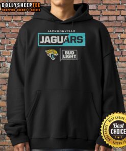 Hot Bud Light Jacksonville Jaguars team hoodie featuring bold logo and vibrant colors, perfect for game day attire.