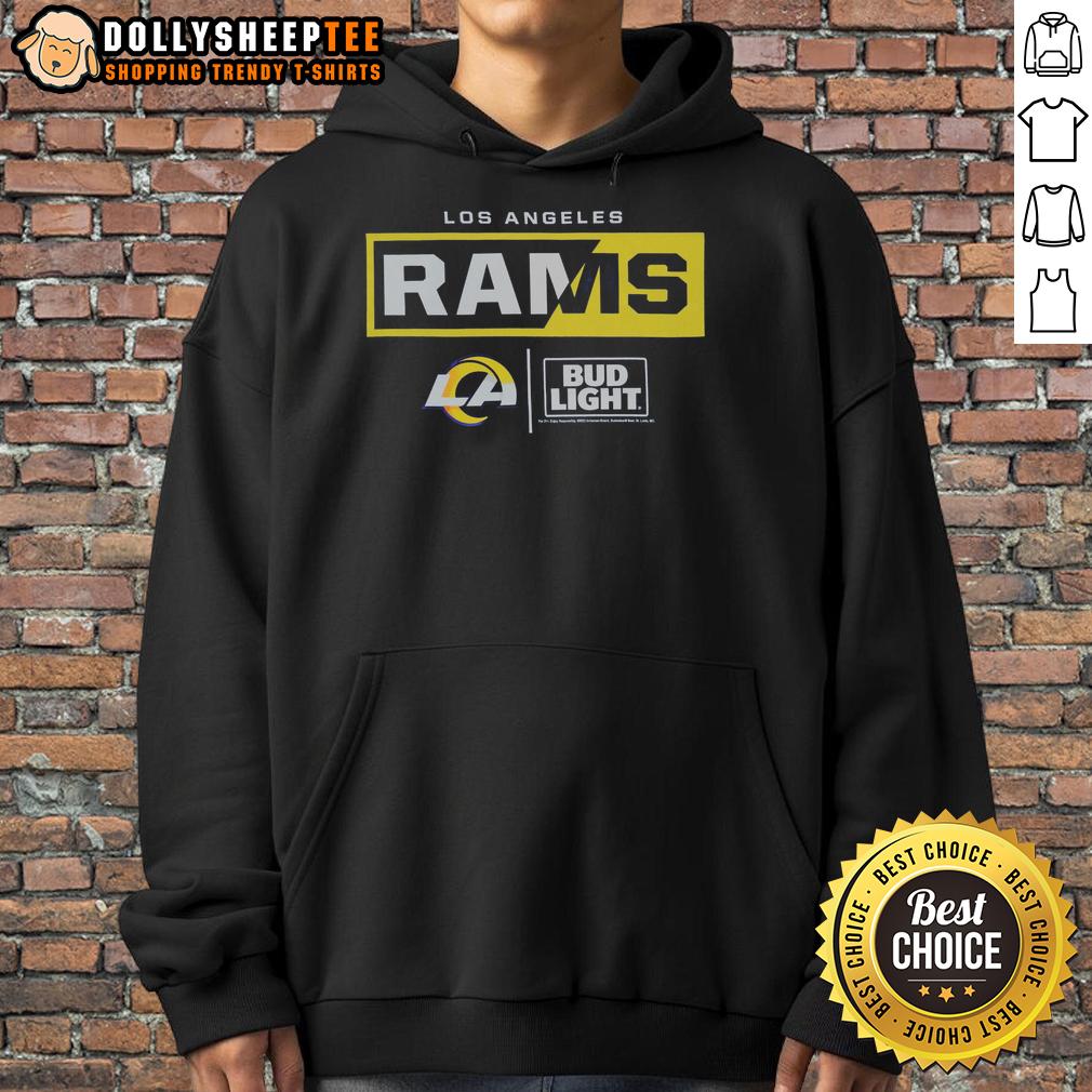 Hot Bud Light Los Angeles Rams Team Hoodie Hot Bud Light Los Angeles Rams team hoodie featuring vibrant colors and logo, perfect for game day attire.
