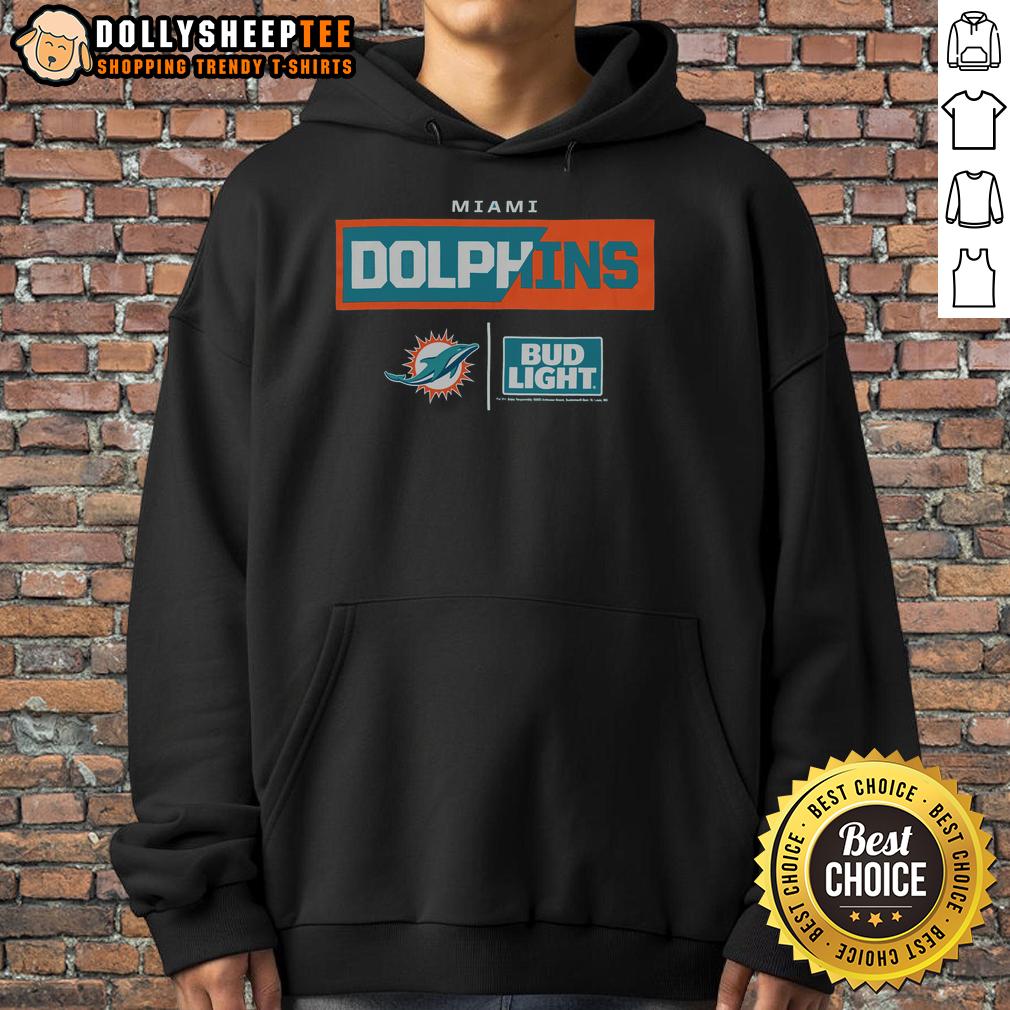 Hot Bud Light Miami Dolphins Hoodie Hot Bud Light Miami Dolphins hoodie featuring team logo and vibrant colors, perfect for sports fans and game day.