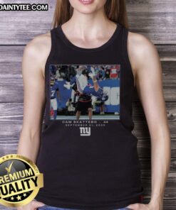 Hot Cam Skattebo Black New York Giants NFL Week 3 tank top showcasing team spirit and stylish design for fans.