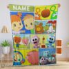 Hot Cartoon Baby First TV Quilt Velveteen Cute Blanket Fleece Customized Blanket