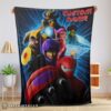 Hot Cartoon Big Hero 6 Friends Blanket Fleece Customized Blanket