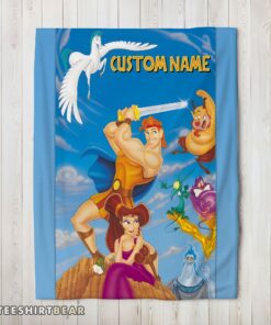 Hot Cartoon Disney Hercules With Friends Blanket Fleece Customized Blanket