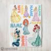 Hot Cartoon Disney Princess Blanket Fleece Customized Blanket
