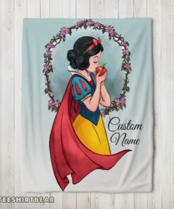 Hot Cartoon Disney Snow White Princess Blanket Fleece Customized Blanket