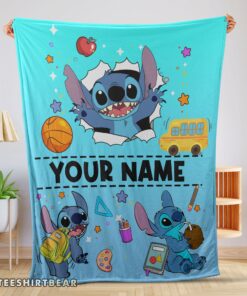Hot Cartoon Disney Stitch Super Cozy Blankets Customize Blanket