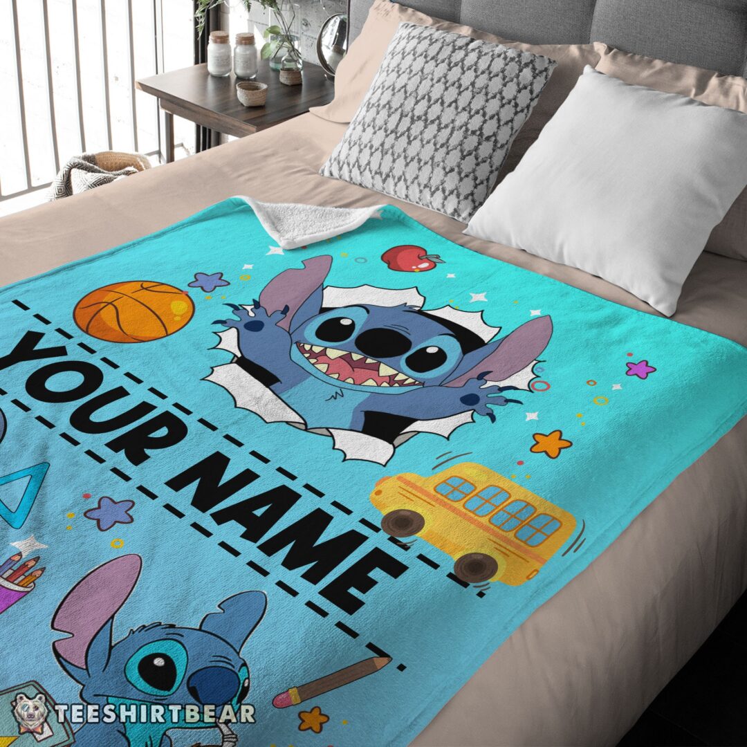 Hot Cartoon Disney Stitch Super Cozy Blankets Customize Blanket
