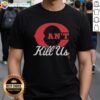Hot Cincinnati Reds Can't Kill Us Red C Logo Baseball T-Shirt featuring bold red logo on a stylish casual tee.