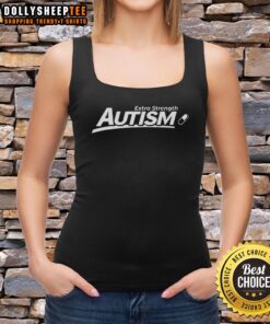 Hot Extra Strength Autism Tank Top featuring a bold design, perfect for raising awareness and showcasing support.