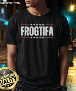 Hot Frogtifa Portland Frog Protest T-Shirt featuring a vibrant frog design, perfect for eco-friendly activists and fashion lovers.
