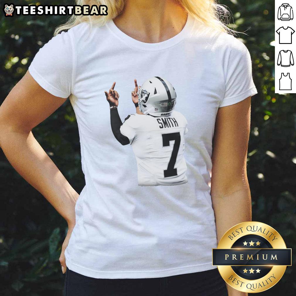 Hot Geno Smith Las Vegas Raiders Run The Table Throwback Ladies Tee Hot Geno Smith Las Vegas Raiders Run the Table throwback ladies tee showcasing team spirit and vintage style.