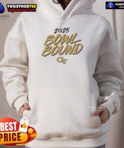 Hot Georgia Tech Yellow Jackets Football 2025 Bowl Bound Hoodie featuring team colors and logo for fans.
