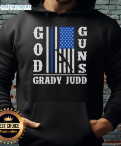 Hot God Guns Grady Judd Fan Club hoodie featuring a stylish design for fans of Sheriff Grady Judd.