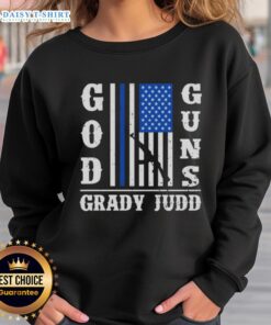 Hot God Guns Grady Judd Fan Club sweatshirt featuring bold graphics and a stylish design for fans of Grady Judd.