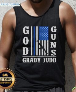 Hot God Guns Grady Judd Fan Club tank top featuring bold graphics and vibrant colors, perfect for fans of Grady Judd.
