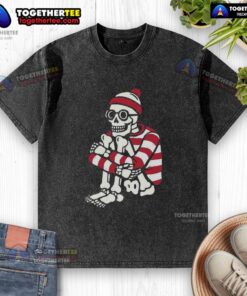 Stylish Hot Hide Seek Champion washed t-shirt featuring a playful design for kids and adults, perfect for casual wear.