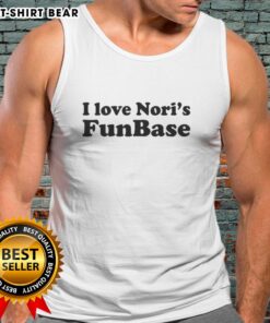 Hot I Love Noris Funbase Tank Top featuring a vibrant design, perfect for casual summer wear and Noris fans.