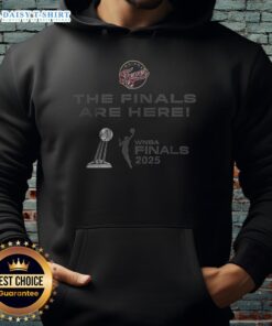 Hot Indiana Fever 2025 WNBA Finals hoodie showcasing team pride and style for fans during the championship season.