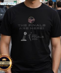 Alt Text: Hot Indiana Fever 2025 WNBA Finals T-Shirt showcasing team spirit and excitement for the championship game.