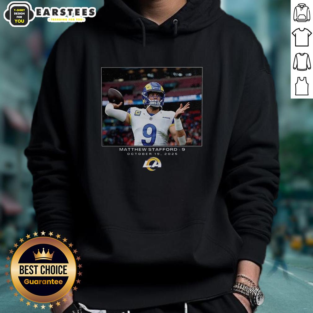 hot-matthew-stafford-los-angeles-rams-nfl-week-7-2025-hoodie Alt Text: Hot Matthew Stafford Los Angeles Rams NFL Week 7 2025 hoodie featuring team colors and logo, perfect for fans.