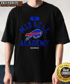 Hot NFL Buffalo Bills Miracle Academy Nahmias T-Shirt featuring vibrant team colors and logo, perfect for fans.