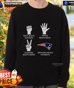 Alt Text: New England Patriots football logo sweatshirt, showcasing team spirit and comfort for fans.