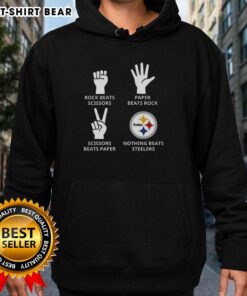 Alt Text: Pittsburgh Steelers football logo hoodie showcasing team pride and style, perfect for fans of all ages.