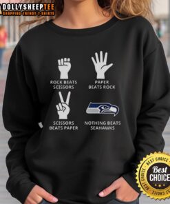 Hot Seattle Seahawks football logo sweatshirt, perfect for fans looking to show team spirit and stay warm.