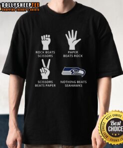 Alt Text: Seattle Seahawks Football Logo T-Shirt featuring a bold design, perfect for fans celebrating game day in style.