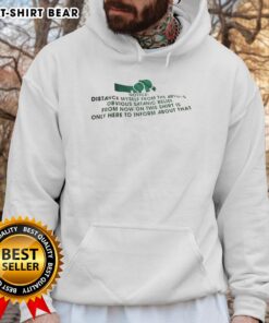 Stylish 'Hot Notice Distance Myself From The Artist' hoodie displayed on a mannequin, perfect for casual streetwear fashion.