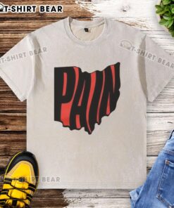 Hot Ohio Cincinnati Reds washed t-shirt featuring a vintage design and comfortable fit, perfect for baseball fans.