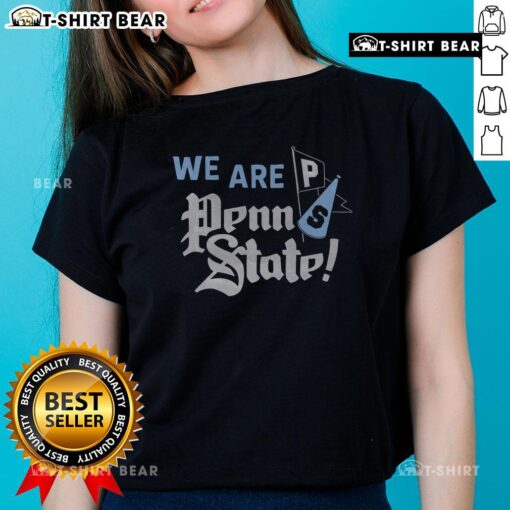 Hot Penn State Nittany Lions vintage varsity house ladies tee in stylish design for game day or casual wear.