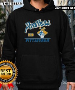 Vintage Hot Pittsburgh Panthers Fly By Hoodie featuring team colors and logo, perfect for fans and collectors.