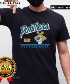 Vintage Hot Pittsburgh Panthers Fly By T-Shirt featuring bold team colors and logo, perfect for fans and collectors.