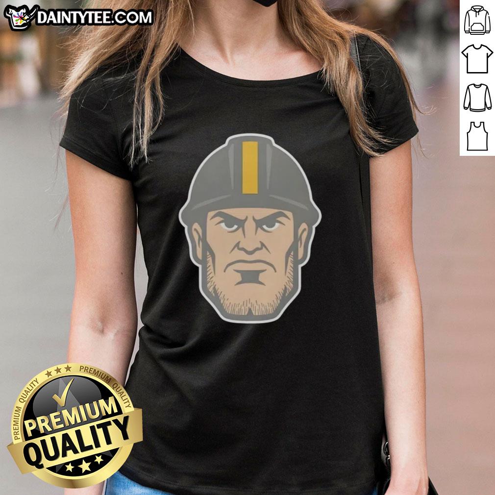 hot-pittsburgh-steelers-steel-head-adult-logo-ladies-tee Alt Text: Hot Pittsburgh Steelers Steel Head adult logo ladies tee featuring a stylish design for female fans.