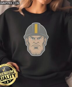 Alt Text: Hot Pittsburgh Steelers Steel Head adult logo sweatshirt featuring bold team colors and iconic logo design.