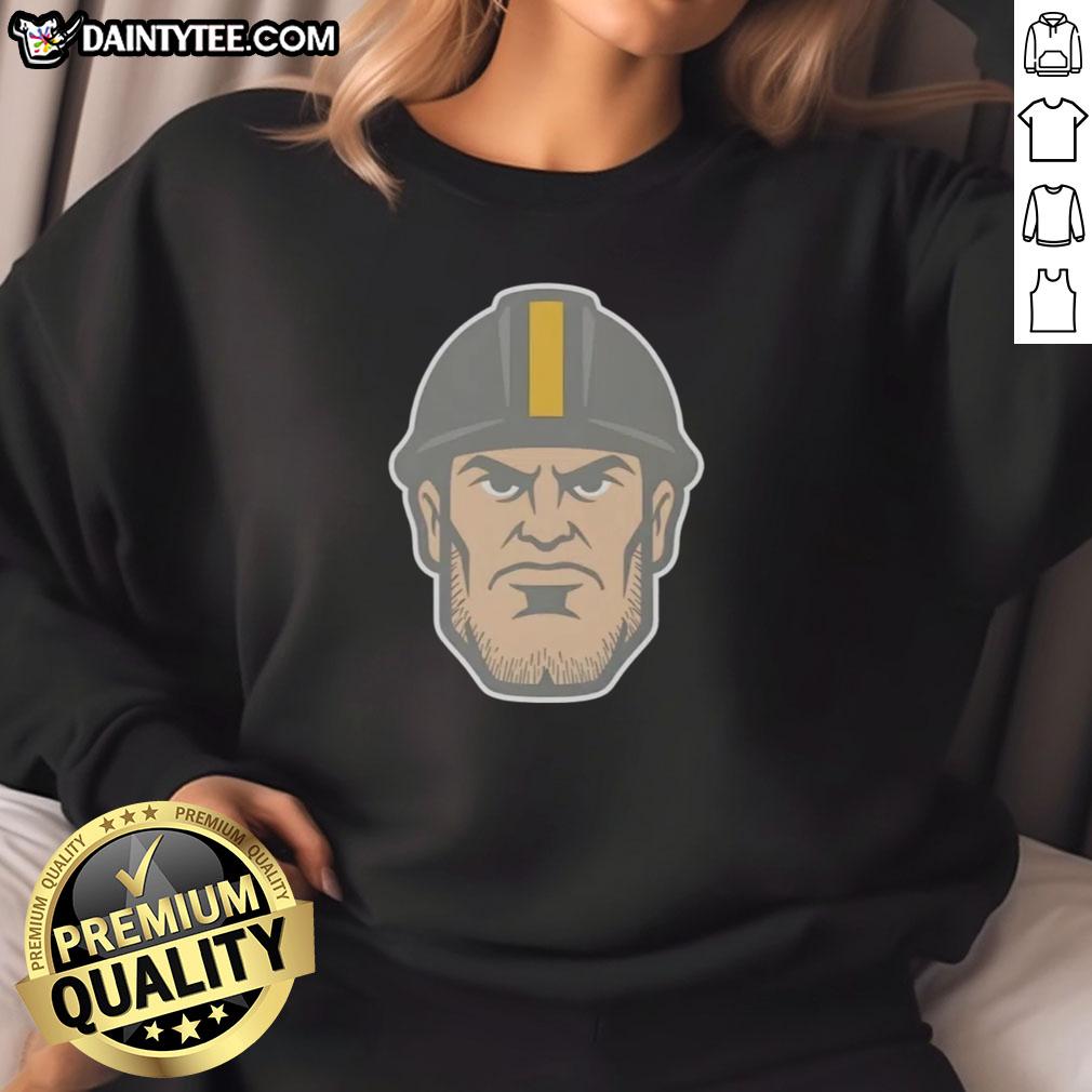 hot-pittsburgh-steelers-steel-head-adult-logo-sweatshirt Alt Text: Hot Pittsburgh Steelers Steel Head adult logo sweatshirt featuring bold team colors and iconic logo design.