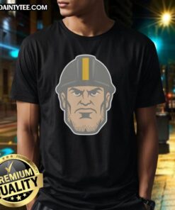 Hot Pittsburgh Steelers Steel Head Adult Logo T-Shirt featuring bold team logo, perfect for Steelers fans and game day wear.