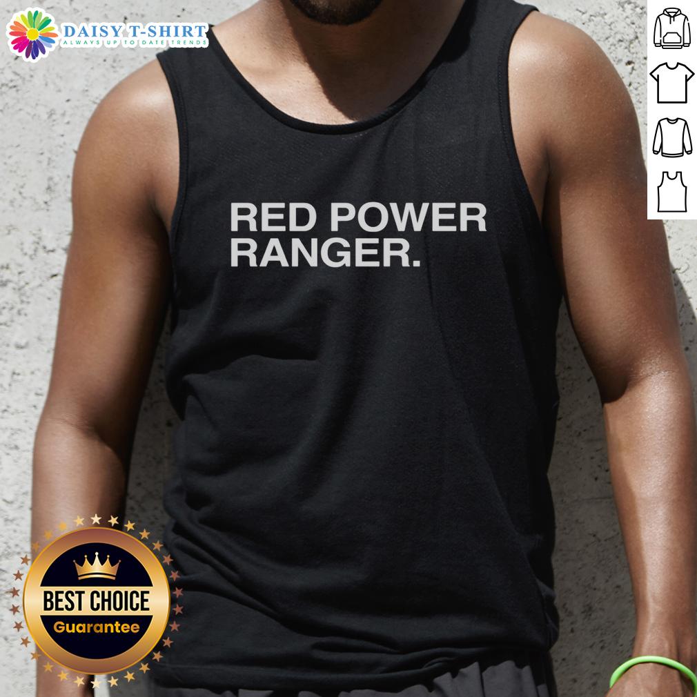 Hot Red Power Ranger Indiana Hoosiers Tank Top Hot red Power Ranger Indiana Hoosiers tank top featuring vibrant design, perfect for fans and summer wear.