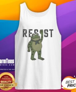 Hot Resist Portland Frog Tank Top featuring a colorful frog design, perfect for summer casual wear and outdoor adventures.