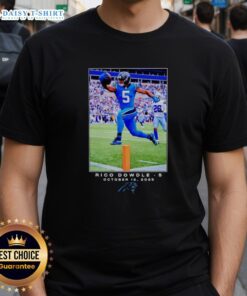 Hot Rico Dowdle Carolina Panthers NFL Flash Features Week 6 T-Shirt showcasing vibrant team colors and stylish design.