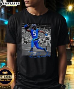 Hot Rico Dowdle Carolina Panthers NFL Week 6 signature t-shirt featuring vibrant team colors and player graphics.