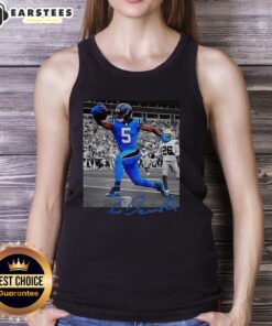 Hot Rico Dowdle Carolina Panthers NFL Week 6 signature tank top showcasing team colors and player design.