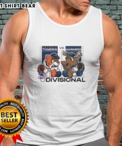 Hot Seattle Mariners vs Detroit Tigers American League Division Series 2025 mascot tank top featuring vibrant team logos.