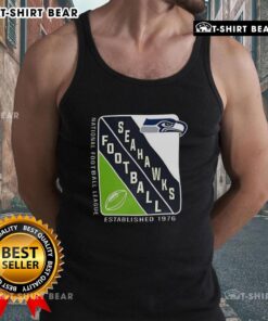 Hot Seattle Seahawks tank top showcasing NFL style, established 1976, perfect for fans of the National Football League.