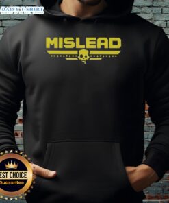 Hot Skull Mislead Logo Hoodie featuring a bold graphic design, perfect for streetwear enthusiasts and edgy fashion lovers.